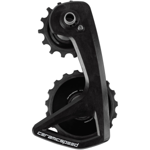 N+1 Bikes CeramicSpeed OSPW RS Alpha Pulley Wheel System Campagnolo Super Record WRL - ALPHA Aluminum Pulley Carbon Cage BLK - $699.00 at N+1 Bikes
