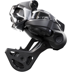 N+1 Bikes Shimano XTR RD-M9250-GS Di2 Wireless Rear Derailleur - 12-Speed Medium Cage Shadow ES BLK/Gray - $665.00 at N+1 Bikes