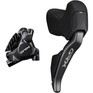 N+1 Bikes Shimano GRX ST-RX825 Di2 Shift/Brake Lever BR-RX820 Hyd Disc Brake Caliper - Right/Rear 12-Speed Flat Mount Caliper For 25mm Mount - $595.00 at N+1 Bikes
