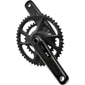 N+1 Bikes Full Speed Ahead SL-K 2x Modular Carbon Crankset - 165mm For Shimano HG+ 12-Speed 53/39t DM/90 BCD 30mm 386EVO Spindle BLK - $566.00 at N+1 Bikes