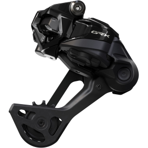 N+1 Bikes Shimano GRX RD-RX827-SGS Di2 Wireless Rear Derailleur - 12-Speed Long Cage Shadow ES BLK - $565.00 at N+1 Bikes
