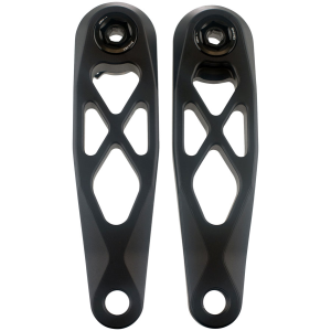 N+1 Bikes 5DEV R-SPEC Trail Enduro Crankset - 145mm 7050 Billet Aluminum 3-Bolt DM Chainring Interface BLK - $549.99 at N+1 Bikes