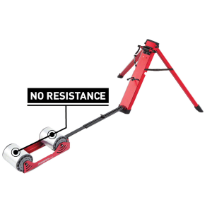 N+1 Bikes Feedback Sports Omnium Zero-Drive Rear Wheel Trainer - Fork Mount No Resistance Red - $475.00 at N+1 Bikes