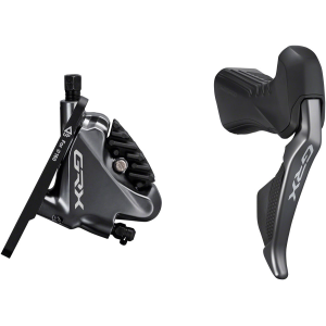N+1 Bikes Shimano GRX ST-RX815 11-Speed Di2 Right Drop-Bar Shifter/Hydraulic Brake Lever BR-RX810 Flat Mount Caliper Pre-Bled 1700mm Hose - $465.00 at N+1 Bikes