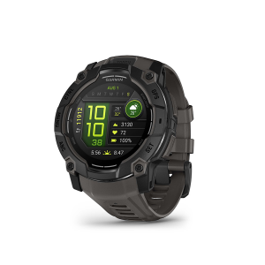 N+1 Bikes Garmin Instinct 3 50mm AMOLED Watch Watch Color: Black Wristband: Charcoal - Silicone - $399.99 at N+1 Bikes