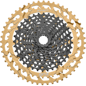 N+1 Bikes TRP CS-M9050-12 EVO Cassette - 12-Speed 10-52t MicroSpline Compatible BLK/Gold - $439.99 at N+1 Bikes