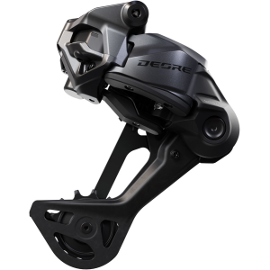 N+1 Bikes Shimano Deore RD-M6260-11L Di2 Rear Derailleur - 11-Speed Long Cage Shadow ES Wired Power For E-Bike Only BLK/Gray - $435.00 at N+1 Bikes