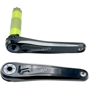 N+1 Bikes Full Speed Ahead Gradient Modular 1x Crankset - 165mm Fits Shimano SRAM 11/12-Speed Drivetrains 30mm BB392EVO Spindle BLK - $380.00 at N+1 Bikes