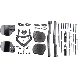 Vision Metron 4D Clip On Aero Bar - Flat M.A.S. S-Bend Black