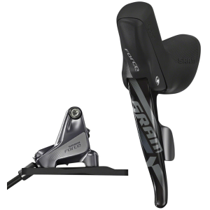N+1 Bikes SRAM Force Hydraulic Disc Brake Cable-Actuated Dropper Remote Lever - Left/Front Flat Mount 950mm - $345.00 at N+1 Bikes