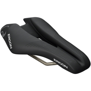 N+1 Bikes Ergon SR Triathlon Saddle - Mens Black Front - $274.95 at N+1 Bikes