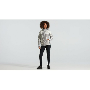 N+1 Bikes Specialized Packable Down Jacket Wmn Dove Grey Splash S - $92.99 at N+1 Bikes