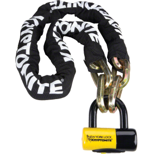 Kryptonite New York Fahgettaboudit Chain 1415 and Disc Lock: 5' (150cm)