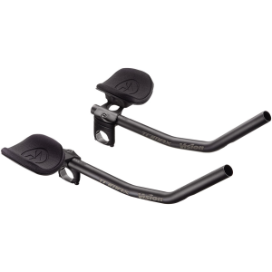 Vision TriMax Alloy Clip-ons 210-360mm Extension Range J-Bend Shape Aero Bar Add-on - Alloy