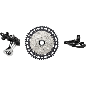 microSHIFT Advent MX 1x11-Speed Groupset - MX Trail Shifter MX Pro Rear Derailleur Aluminum Cage Clutch 11-50t Cassette For XD Driver