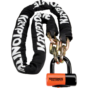 Kryptonite New York Chain 1217 and Evolution Disc Lock: 5.5' (170cm)