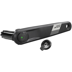 N+1 Bikes SRAM Apex AXS Wide Left Crank Arm Power Meter Spindle Assembly - 165mm 12-Speed DUB Spindle Interface BLK D1 - $240.00 at N+1 Bikes
