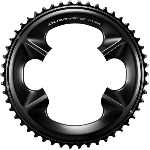 N+1 Bikes Shimano Dura-Ace FC-R9200 12-Speed Chainring - 50t Asymmetric 110 BCD BLK NK - $230.00 at N+1 Bikes