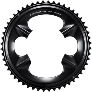 N+1 Bikes Shimano Dura-Ace FC-R9200 12-Speed Chainring - 52t Asymmetric 110 BCD BLK NH - $225.00 at N+1 Bikes