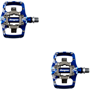 N+1 Bikes Hope Union TC Pedals - Dual Sided Clipless with Platform 9/16" Blue - $221.80 at N+1 Bikes