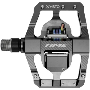 N+1 Bikes Time XYSTO Pedals - Dual Sided Clipless Aluminum 9/16" Gray C1 - $220.00 at N+1 Bikes