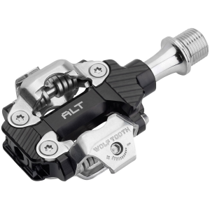 N+1 Bikes Wolf Tooth ALT XC Clipless Pedals - Dual Sided Clipless Alloy 9/16" BLK Pair Shimano SPD - $219.95 at N+1 Bikes
