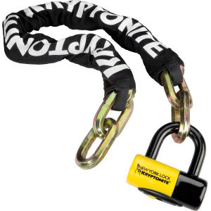 Kryptonite New York Fahgettaboudit Chain 1410 and Disc Lock: 3.25' (100cm)
