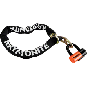 Kryptonite New York Cinch Ring Chain 1213 Evolution Disc Lock 4.25' 130cm