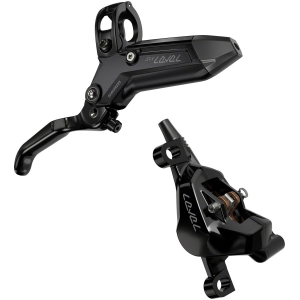 N+1 Bikes SRAM Level Silver Stealth Disc Brake Lever - Front Post Mount 2-Piston Aluminum Lever SS Hardware BLK C1 - $205.00 at N+1 Bikes