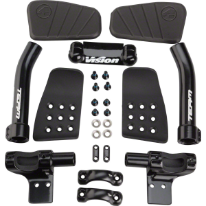 Vision Team Mini Clip On Aero Bars Black