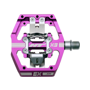 N+1 Bikes HT Pedals X3 Clipless Platform Pedals CrMo Purple - $200.00 at N+1 Bikes