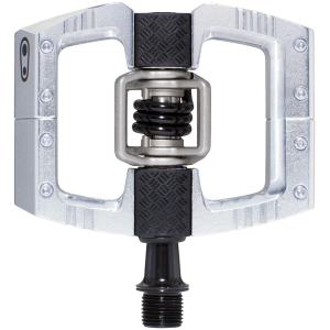 N+1 Bikes Crankbrothers Mallet DH Pedals - Dual Sided Clipless Platform Aluminum 9/16" High Polish Silver - $199.99 at N+1 Bikes
