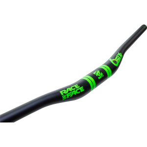 N+1 Bikes RaceFace SIXC Carbon Riser Handlebar: 35 x 820mm 20mm Rise Green - $155.19 at N+1 Bikes