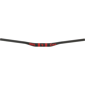 N+1 Bikes RaceFace SIXC Carbon Riser Handlebar: 35 x 820mm 20mm Rise Red - $173.99 at N+1 Bikes