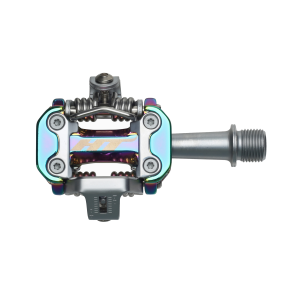 N+1 Bikes HT Pedals M2 Clipless Pedals CrMo Oil Slick - $190.00 at N+1 Bikes