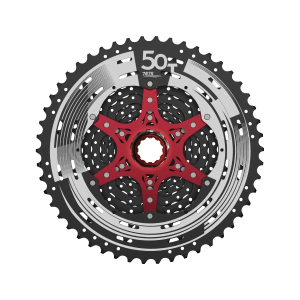 N+1 Bikes Sunrace CSMZ90 12sp Cassette 11-50t Black/Red - $149.99 at N+1 Bikes