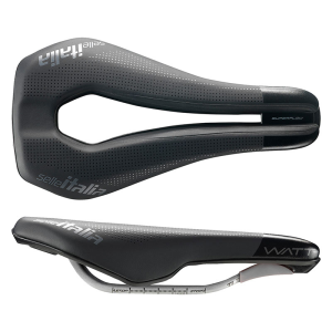 N+1 Bikes Selle Italia WATT Gel Superflow Ti316 DuroTek Black - $179.90 at N+1 Bikes