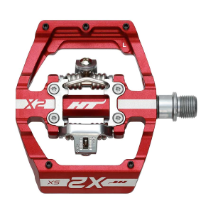 N+1 Bikes HT Components X2-SX BMX-SX Pedals Body: Aluminum Spindle: Cr-Mo 9/16'' Red Pair - $179.00 at N+1 Bikes