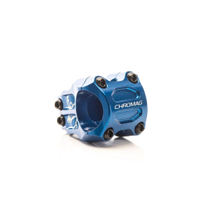 N+1 Bikes Chromag Riza Stem Diameter: 35mm Length: 45mm Steerer: 1-1/8'' 0deg Blue - $171.00 at N+1 Bikes