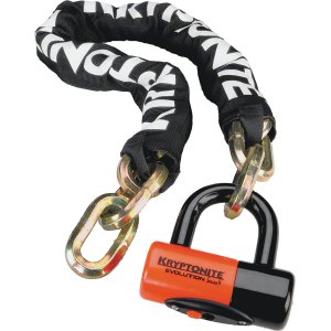 Kryptonite New York Chain 1210 and Evolution Disc Lock: 3.25' (100cm)