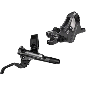 N+1 Bikes Shimano Deore BL-M6100/BR-M6120 Disc Brake Lever - Rear Hydraulic Resin Pads Gray - $133.23 at N+1 Bikes