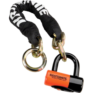 Kryptonite New York Cinch Ring Chain 1275 Evolution Disc Lock 2.5' 70cm
