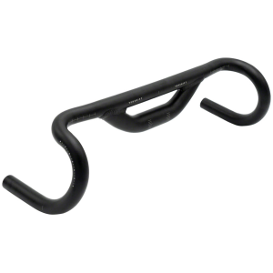 N+1 Bikes Redshift Sports Top Shelf Low Flare Road Drop Handlebar - Aluminum 31.8mm 41cm 50mm Rise BLK - $149.99 at N+1 Bikes