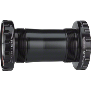 N+1 Bikes Wheels Manufacturing BSA 30 Bottom Bracket - English BSA Frame Interface ABEC-5 Angular Contact Bearings For 30mm Spindle BLK - $144.00 at N+1 Bikes