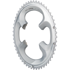N+1 Bikes Shimano 105 FC-R7000 53t 4x110 bcd Asymmetric Chainring Silver - $100.46 at N+1 Bikes