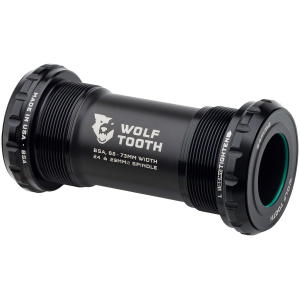 N+1 Bikes Wolf Tooth Bottom Bracket - English (BSA) 68/73mm For 24mm Spindle Black - $129.95 at N+1 Bikes