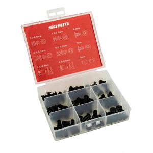 N+1 Bikes SRAM Frame Plug Tackle Box 4.2mm x 10 5mm x 10 5.7-6mm x 20 6.0-6.3mm x 20 6.3-6.5mm x 20 8mm x 10 - $95.75 at N+1 Bikes