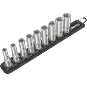N+1 Bikes Wera Belt B Deep 1 socket set - 3/8" drive 9 pieces - $109.99 at N+1 Bikes