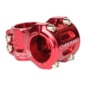 N+1 Bikes Chromag Hifi V2 Stem Diameter: 31.8mm Length: 40mm Steerer: 1-1/8'' 0deg Red - $112.00 at N+1 Bikes