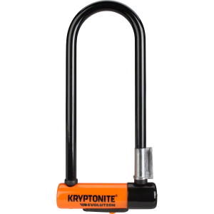 Kryptonite Evolution Series U-Lock - 3 x 9.5" Keyed Black Includes bracket
